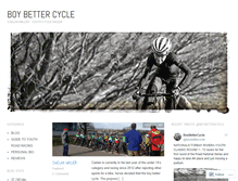 Tablet Screenshot of boybettercycle.com